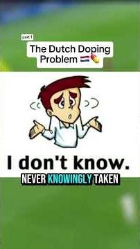 The Story of the Dutch Doping Problem 💊🇳🇱