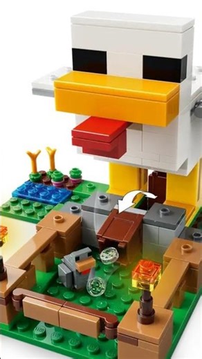 21585 Chicken Farm LEGO Minecraft #lego #minecraft #legoshorts #minecraftshorts #legotoys #toys