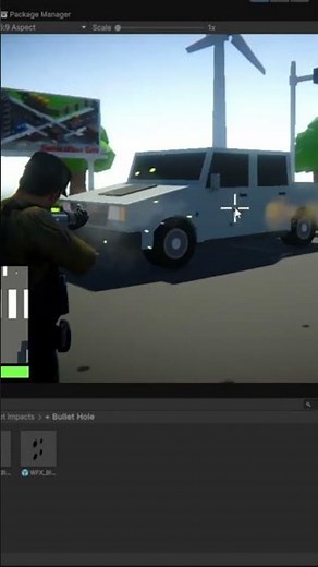 The BEST Way to Add REALISTIC Bullet Impacts to Your Game | #shorts