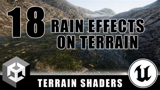Rain Effects On Terrain - Terrain Shaders - Episode 18 | Ben Cloward
