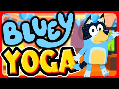 Yoga Brain Break for Kids 🧠 | Bluey and Friends Move & Relax