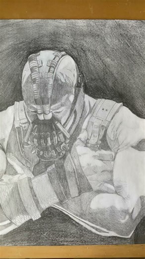 Bane drawing! #drawing #art #artist #illustration #fyp #batmanart