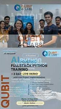 AI Powered Python Full Stack Demo on the 24th, September