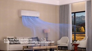 Mountman 12000 BTU Mini Split AC/Heating System,19 SEER2 110/120V Energy Efficient Ductless Inverter System,Cools Up to 750 Sq.Ft with Pre-Charged Condenser,Heat Pump & Installation Kits