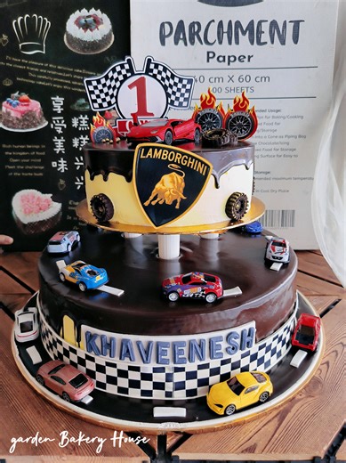 Theme Racing Car Cake for Boy 男孩主题赛车蛋糕 #Gardenbakeryhouse_car_racing_boy_theme_rawang_cake_shop #万挠蛋糕店_佳等烘培屋_男孩主题赛车蛋糕