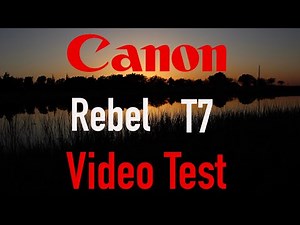 Canon T7 (1500D) Video Test