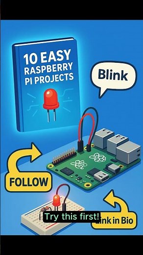 The Easiest Raspberry Pi Project Ever! 🔴💡 | Blink an LED in Minutes