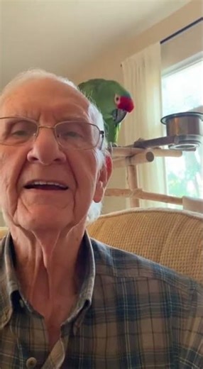 Parrot Won't Let Grandpa Finish His Video