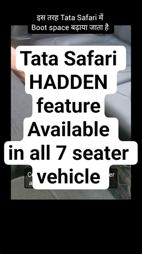 Tata Safari hidden features..#diy #trending #viral #song
