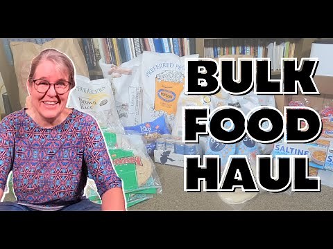 Bulk and Salvage Food Haul from the Amish Store