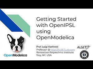 Getting started with OpenIPSL using OpenModelica