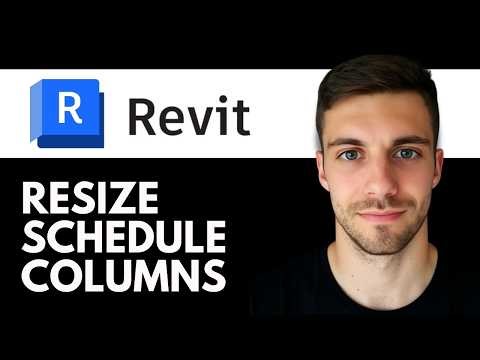 How to Resize Schedule Columns in Revit 2026 (Adjust Schedule Columns Formatting)