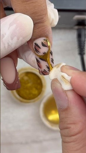 Full video tutorial on channel Animal Print Tutorial Nail Art 💅🏻♥️
