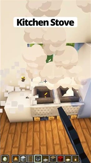 Minecraft Kitchen Stove! #shorts #minecraft