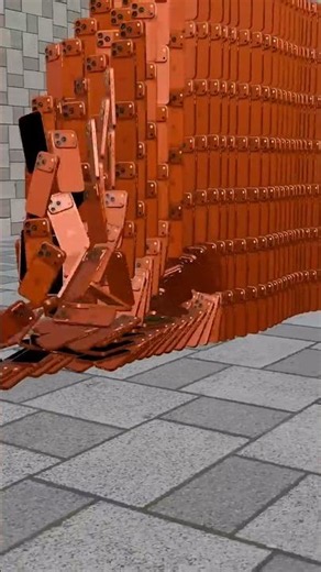 11,999 Huge iPhones create a Super Satisfying Domino Effect 😱✨
