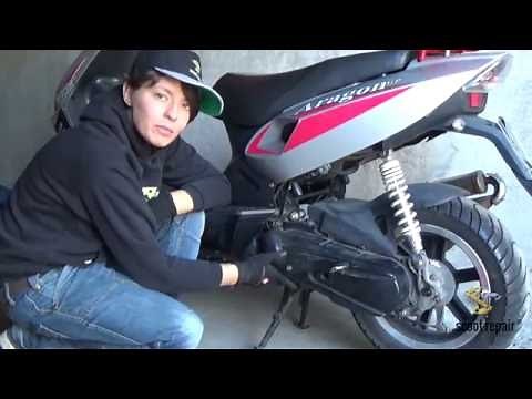 Roller Drosselring entfernen Motorroller CPI Aragon GP "scoot repair"