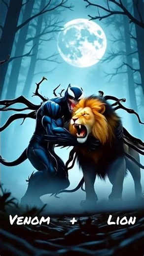 Lion x Venom Transformation | King of the Jungle Meets Venom