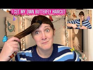 I Cut My Own Butterfly Haircut at Home | Brad Mondo Tutorial