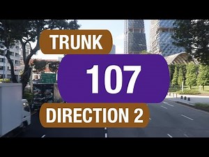 SBS Transit Trunk 107 (Direction 2) | Bus Service Route Visual