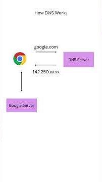 How DNS Works in 60 Seconds 🌐 | The Internet's Hidden System Explained #internet #javascript #dns