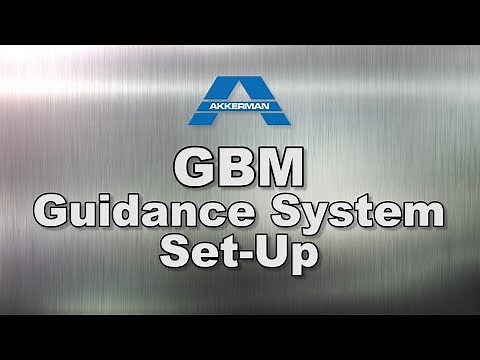 GBM How-To Series // Akkerman Guided Boring Machine GBM Guidance System Set-Up