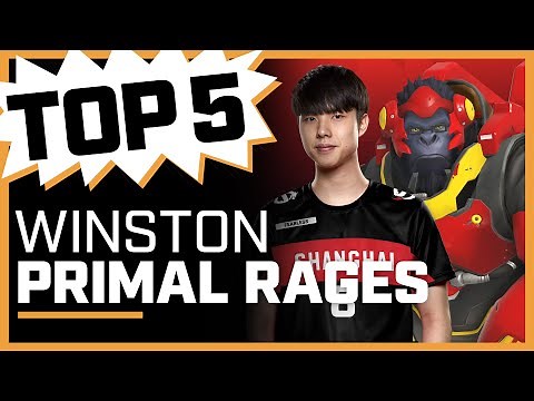 Fearless RAGES with Incredible 4k! | Top 5 Winston Primal Rages