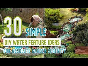 30 Simple DIY Water Feature Ideas For Absolute Garden Serenity