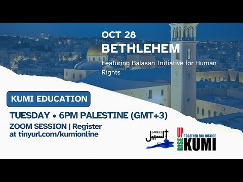 October 28, 2025 - Bethlehem, with Balasan Initiative for Human Rights