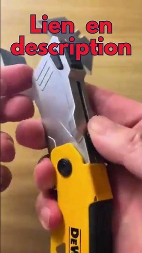 Cutter Rétractable Pliable Ultra Tranchant – Pratique et Sécurisé !