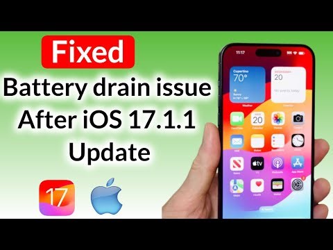 iOS 17.1.1 / iOS 17.2 Update Battery drain issue (FIXED)