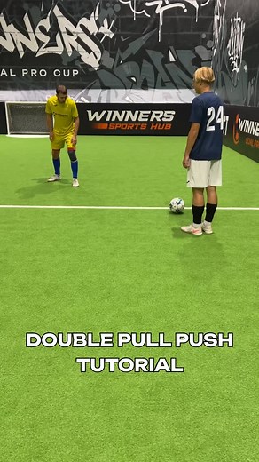 Double Pull Push — for players who like to dance with the ball #football #WGPC #WinnersGoalProCup #shortfootball #selectsportukraine | Winners Goal Pro Cup | Facebook