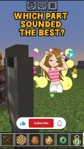 Minecraft: Which part sounded the best? 🤔 || @dracuuplayz #viral #minecraft #youtubeshorts #shorts