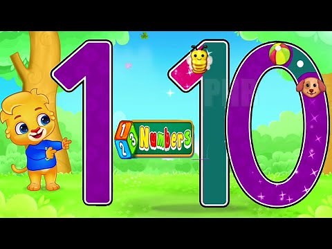 Learning Numbers 1 to 10 - 123 Numbers - Count & Tracing