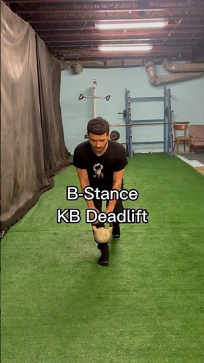 B-Stance KB Deadlift - Exercise Demonstration