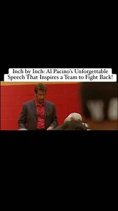 Al Pacino's legendary speech from “Any Given Sunday!” In this powerful moment, Coach Tony D'Amato rallies his struggling team, emphasizing the importance of unity and perseverance. With his brilliant delivery, Pacino reminds us that life, much like football, is a game of inches. This iconic speech not only ignites passion on the field but resonates deeply with anyone facing challenges in life. Relive this unforgettable scene and discover the true meaning of fighting back!Check first comment for 