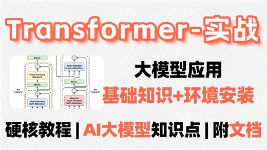 【Transformer实战】30分钟手把手带你Transformer实战！基础知识 环境配置！全程干货~大模型|LLM