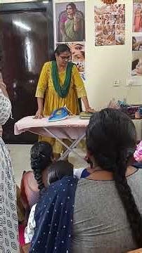 saree preplting class. saree folding. small entrepreneur. #### Follow #.