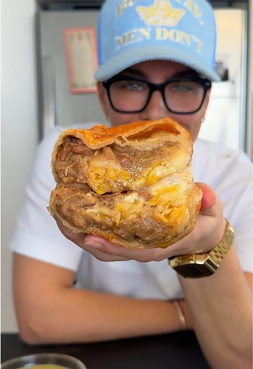 Easy Bean and Cheese Burrito Recipe