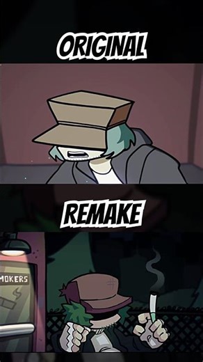 FNF GARCELLO ORIGINAL VS REMAKE CUTSCENE #fnf #fnfmod #garcellomod #animation