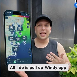 Smart anglers use smart tools. Track weather, perfect your timing, and make every trip unforgettable with our app! | Windy.app | Facebook