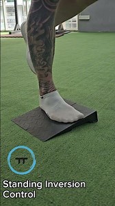 Single Leg Balance on Wedge for Inversion Control