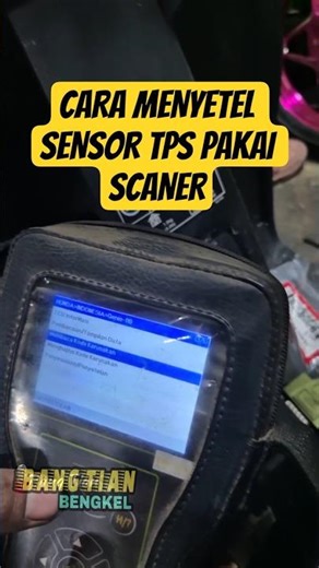 CARA MENYETEL SENSOR TPS PAKAI SCANER #tps #sensor