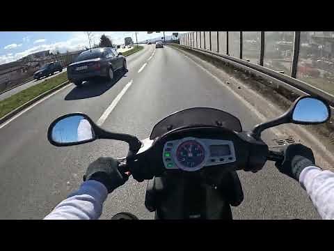 Gilera Runner 50cc - Top Speed 0-85 km/h Autobahn - POV&Acceleration