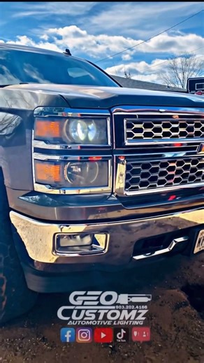 2014 Chevy Silverado #led #chevy #silverado #fy #fypシ #fyp #automotive #headlights
