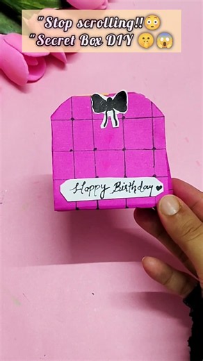 STOP SCROLLING! 🛑 Magical Secret Box DIY ✨ best for gift ideas 🎁#shorts #diy #papercraft #giftideas
