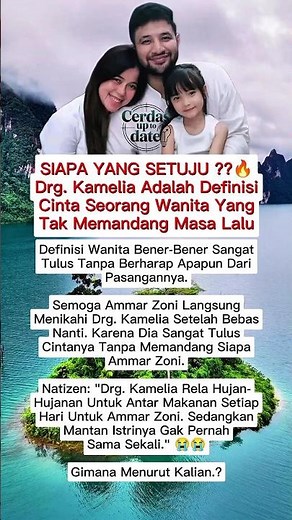 SIAPA YANG SETUJU ??🔥 Drg. Kamelia Adalah Definisi Cinta Seorang Wanita Yang Tak Memandang Masa Lalu