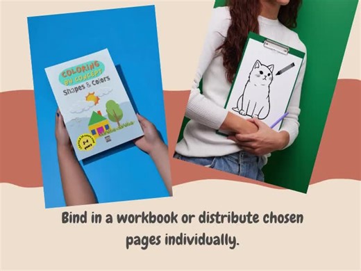 Shapes and Colors Coloring Worksheets: Preschool Learning (PDF) - Etsy