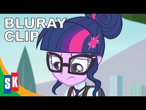 My Little Pony Equestria Girls: Friendship Games (2015) Twilight tries to get on the bus