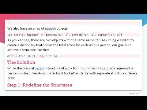 Transforming an Array of Objects into a Cumulative Dictionary in Swift