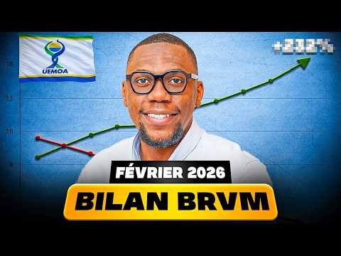 🌍 Investir à la BRVM en 2026 : Top & Flop de Février (vs S&P500)